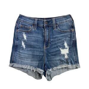 Hollister Ultra High Rise Denim Shorts Size 1